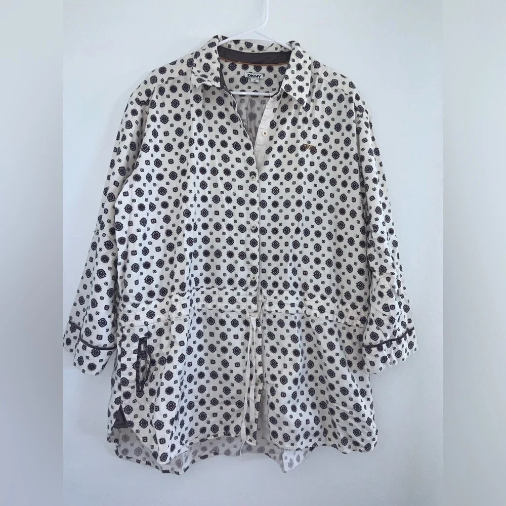DKNY Luxury Flannel Sleep Shirt